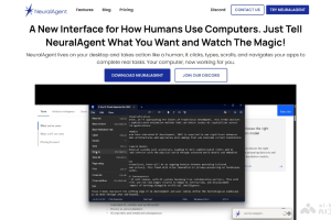 NeuralAgent – 开源的桌面AI助手，自然语言执行复杂任务