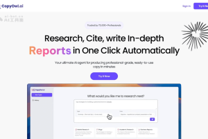 CopyOwl.ai – AI内容创作平台，生成精确引用的学术论文和文献