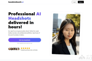 HeadshotBooth.ai – 生成专业头像的AI工具，成本低不满意包退款