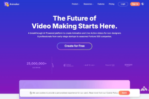 Animaker- 在线AI视频动画创作平台，提供一站式制作与编辑