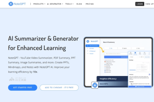 NoteGPT – AI内容摘要工具，会提取视频关键信息的智能笔记