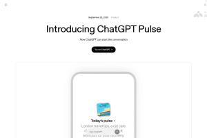 ChatGPT Pulse – OpenAI推出的主动推送功能