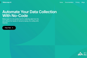 Webscrape AI – AI数据采集工具，提供目标URL自动化爬取数据