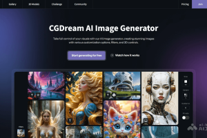 CGDream – AI图像生成平台，混合搭配生成卓越视觉效果