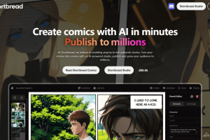 Shortbread – AI漫画生成工具，文本驱动实现个性化的漫画创作