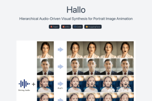 Hallo – 复旦百度等开源的AI对口型肖像视频生成框架