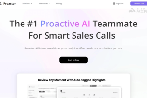 Proactor AI – 自主行动型AI Agent，互动中提供即时建议
