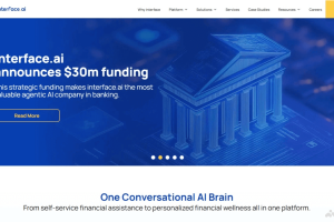 interface.ai – AI Agent平台，提供自动金融到个性化金融的全方位解决方案
