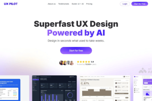 UX Pilot – AI设计助手，文本提示快速生成高保真设计界面