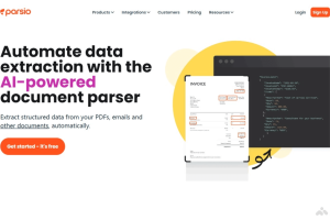 parsio – AI文档解析工具，自动识别多种文档类型提取结构化数据