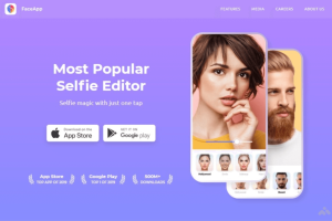 FaceApp – AI照片和视频编辑应用，AI驱动的支持多种滤镜效果