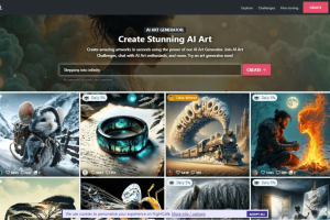 NightCafe – 在线AI艺术生成平台，文本描述生成多风格艺术作品