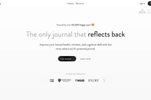 Mindsera – AI日记应用，分析写作内容揭示隐藏的思维模式