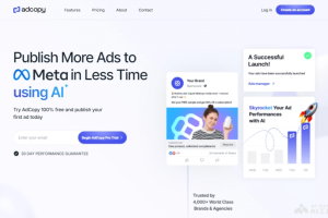 adcopy – AI广告设计平台，支持批量广告发布