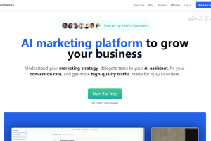 FounderPal – AI营销平台，快速制定个性化的营销策略