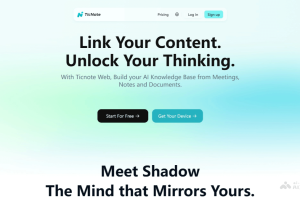 TicNote – 出门问问推出的AI录音笔，Agentic AI软硬结合产品