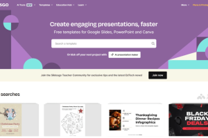 SLIDESGO – AI演示文稿制作平台，提供高质量多样化模板和AI辅助工具