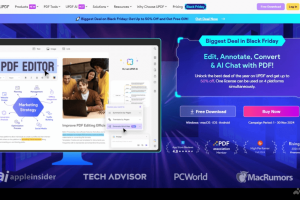 UPDF – AI PDF文件编辑器，支持多平台使用和多功能处理
