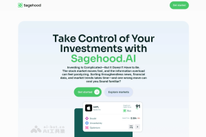 Sagehood – AI投资平台，多领域 AI 代理提供精准股票市场洞察
