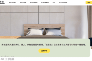 去去去 – AI在线去水印工具