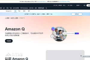 Amazon Q – 亚马逊推出的专为IT专业人士和开发人员设计的AI助手