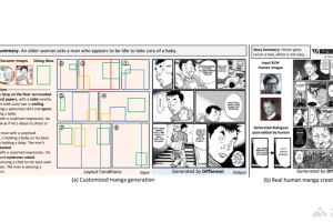 DiffSensei – AI 漫画生成框架，能生成可控的黑白漫画面板