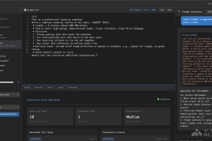 PromptForge – AI提示词工程平台，辅助生成提示词和优化