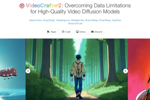 VideoCrafter2 – 腾讯推出的高质量视频生成模型