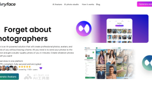 Evryface – AI照片生成平台，能生成逼真的数字孪生形象