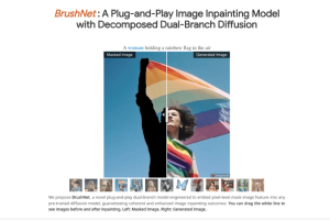 BrushNet – 腾讯推出的高质量图像照片修复模型