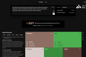 ColorAI – AI智能配色工具，根据创意自动生成配色方案