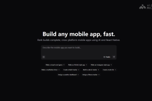 Rork – AI移动应用开发工具，自然语言生成跨平台移动应用