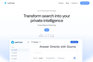 LeetTools – AI知识库管理工具，自动收集网络信息生成知识库