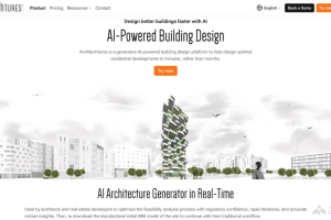 ARCHITEChTURES – AI建筑设计平台，自动化建模、测量计算等获取CAD和BIM图纸