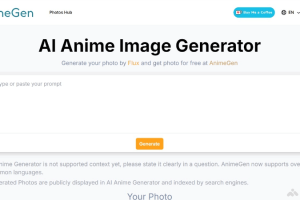 AI Anime Generator – 文本或照片自动生成动漫风格图像的AI在线工具