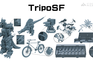 TripoSF – VAST AI 开源的新一代 3D 基础模型
