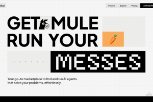 MuleRun – 全球首个AI Agent市场，提供即插即用AI工具