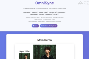 OmniSync – 人民大学联合快手、清华推出的通用对口型框架