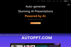 Autoppt – AI演示文稿生成工具，输入主题自动创建结构化完整PPT