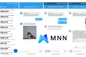 MnnLlmApp – 阿里巴巴开源的离线大模型 Android 手机应用AI助手