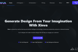 Xinva – AI设计工具，简单文本提示生成专业设计作品