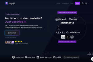 PageAI – AI网站生成器，自动完成从规划、设计到编码全流程