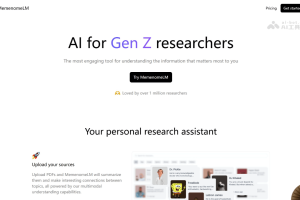 MemenomeLM – AI视频创作工具，可将PDF、笔记等资料转换为短视频
