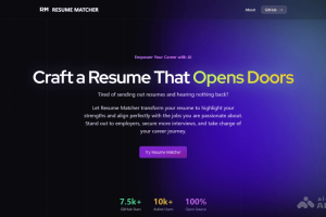 Resume Matcher – 开源AI简历优化工具，解析简历和职位描述提供改进建议
