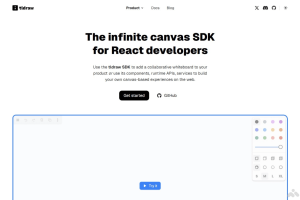 tldraw – AI白板绘图工具，开源免费的无限画布和多种绘画功能