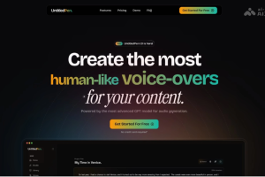 UntitledPen – AI语音生成平台，自由选择定制声音