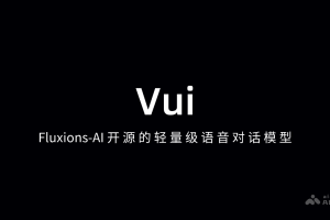 Vui – Fluxions-AI开源的轻量级语音对话模型