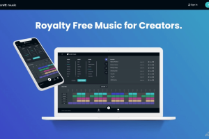 ecrett music – AI音乐创作平台，选择场景、情绪、流派自动创作免版税音乐