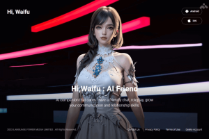 Hiwaifu – AI伴侣平台，根据喜欢定制专属的AI伴侣