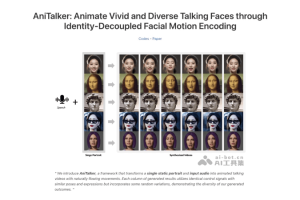 AniTalker – 上海交大开源的对口型说话视频生成框架